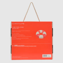 Load image into Gallery viewer, Tube Pool Ring Tomato Red Stripe
