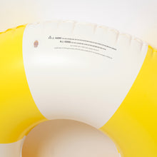 Load image into Gallery viewer, Tube Pool Ring Sunshine Yellow Stripe
