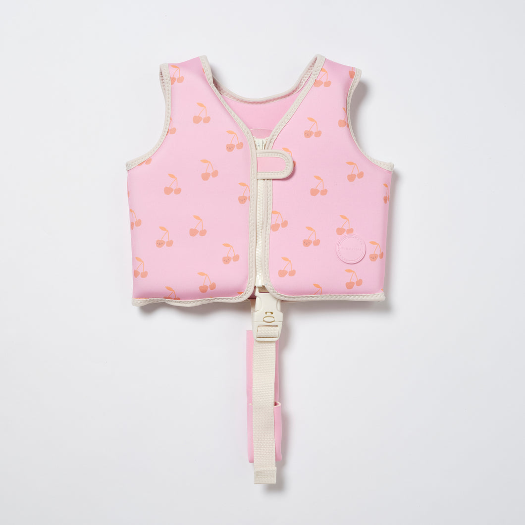 Kids Swim Vest 1-2 Cotton Candy Cherry