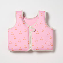 Load image into Gallery viewer, Kids Swim Vest 3-6 Cotton Candy Cherry

