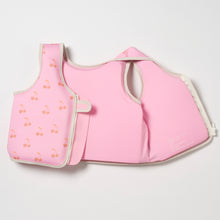 Load image into Gallery viewer, Kids Swim Vest 3-6 Cotton Candy Cherry
