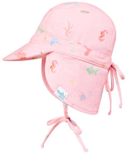 Load image into Gallery viewer, Swim Baby Flap Cap Classic Coral
