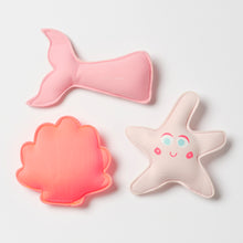 Load image into Gallery viewer, Melody the Mermaid Dive Buddies Neon Strawberry Set of 3
