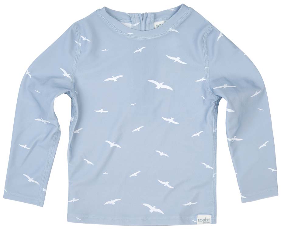 Swim Kids Rashie Long Sleeve Half Zip Classic Coogee
