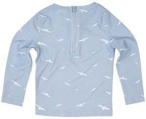 Swim Kids Rashie Long Sleeve Half Zip Classic Coogee