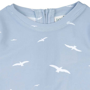 Swim Kids Rashie Long Sleeve Half Zip Classic Coogee