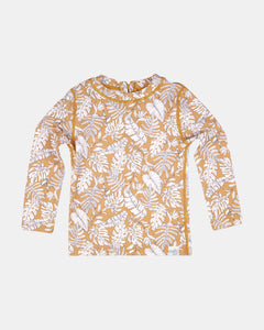Swim Kids Rashie Long Sleeve Half Zip Classic Daintree