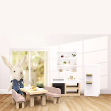Load image into Gallery viewer, Doll House Kitchen + 1 Character
