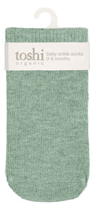 Organic Socks Ankle Dreamtime Jade