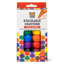 Load image into Gallery viewer, Stackable Crayons - Retro Rainbow
