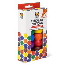 Load image into Gallery viewer, Stackable Crayons - Retro Rainbow
