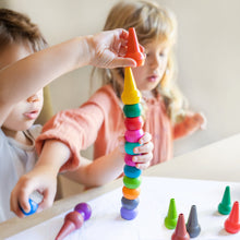 Load image into Gallery viewer, Stackable Crayons - Retro Rainbow
