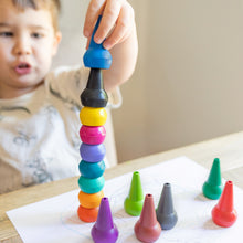 Load image into Gallery viewer, Stackable Crayons - Retro Rainbow
