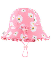 Load image into Gallery viewer, Swim Bell Hat Ripple Daisy Watermelon
