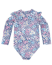 Load image into Gallery viewer, Swim Bodysuit Ripple Wattle Dusk
