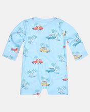 Load image into Gallery viewer, Swim Onesie L/S Splash Swell Seekers Sky
