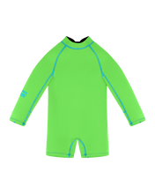 Load image into Gallery viewer, Springsuit Wetsuit - Electric Green/Blue
