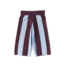Load image into Gallery viewer, Organic Striped Knit Pants - Plum &amp; Haze
