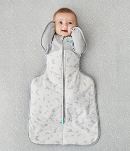 Swaddle Up 3.5T Quilted Stretch Cotton Moonlight White
