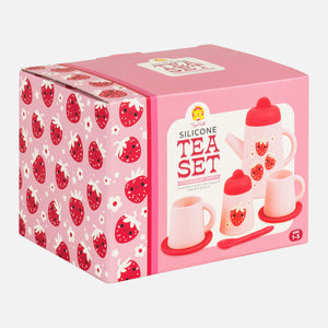 Silicone Tea Set - Strawberry Patch