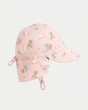 Load image into Gallery viewer, Flap Cap Arcadia Gumnut Babies Blossom
