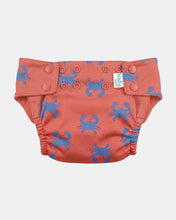 Load image into Gallery viewer, Reusable Swim Nappy Pirate Mud Crabs
