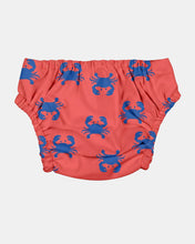 Load image into Gallery viewer, Reusable Swim Nappy Pirate Mud Crabs
