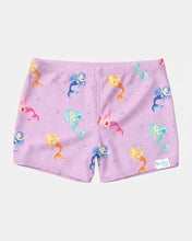 Load image into Gallery viewer, Swim Bike Shorts Twinkle Princess Mermaid
