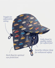 Load image into Gallery viewer, Swim Flap Cap Pirate Wave Buggies
