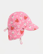 Load image into Gallery viewer, Swim Flap Cap Twinkle Strawberry
