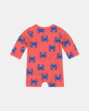 Load image into Gallery viewer, Swim Onesie L/S Pirate Mud Crabs
