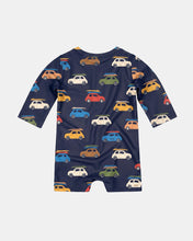 Load image into Gallery viewer, Swim Onesie L/S Pirate Wave Buggies

