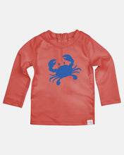 Load image into Gallery viewer, Swim Rashie L/S Pirate Mud Crabs
