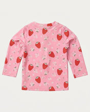 Load image into Gallery viewer, Swim Rashie L/S Twinkle Strawberry
