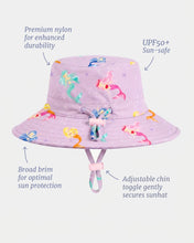 Load image into Gallery viewer, Swim Sunhat Twinkle Princess Mermaid
