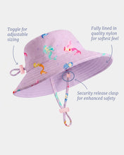 Load image into Gallery viewer, Swim Sunhat Twinkle Princess Mermaid
