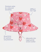Load image into Gallery viewer, Swim Sunhat Twinkle Strawberry
