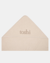 Load image into Gallery viewer, Toshi Hooded Baby Bath Towel Yummy Oatmeal
