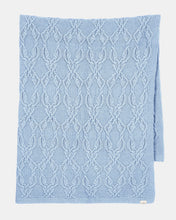 Load image into Gallery viewer, Toshi Organic Blanket Bowie Bluebell
