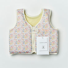 Load image into Gallery viewer, Kids Swim Vest 3-6 Into the Garden Ditsy Floral
