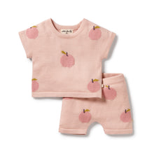 Load image into Gallery viewer, Just Peachy Organic Knitted Set
