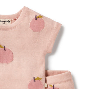 Just Peachy Organic Knitted Set