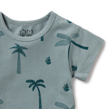 Load image into Gallery viewer, Palm Days Organic Tee.Blue
