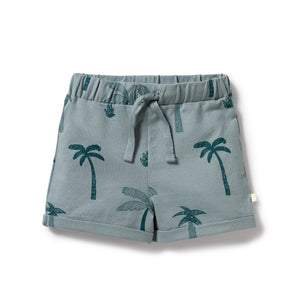 Palm Days Organic Short.Blue