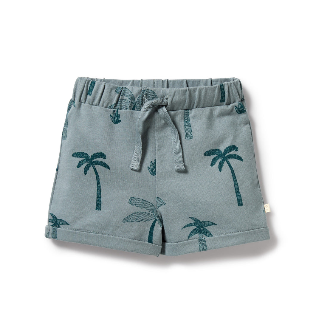 Palm Days Organic Short.Blue
