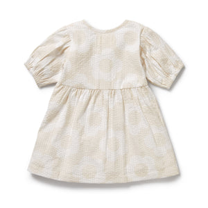 Daisy Bloom Organic Button Dress