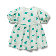 Load image into Gallery viewer, Apple Papple Organic Button Dress
