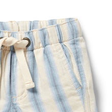 Load image into Gallery viewer, Deep Blue Stripe Organic Short

