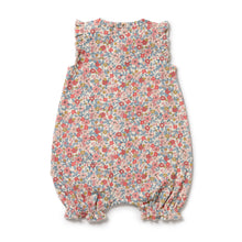 Load image into Gallery viewer, Summer Bloom Organic Ruffle Zipsuit
