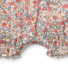 Load image into Gallery viewer, Summer Bloom Organic Ruffle Zipsuit
